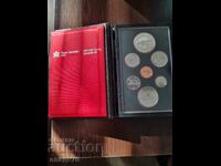Set of Canadian coins 1980