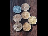 Lot of US 1 cent coins