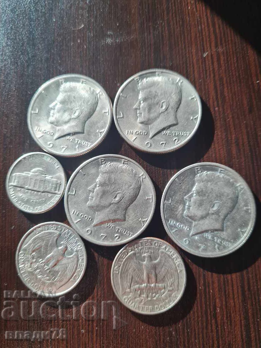 Lot de monede americane