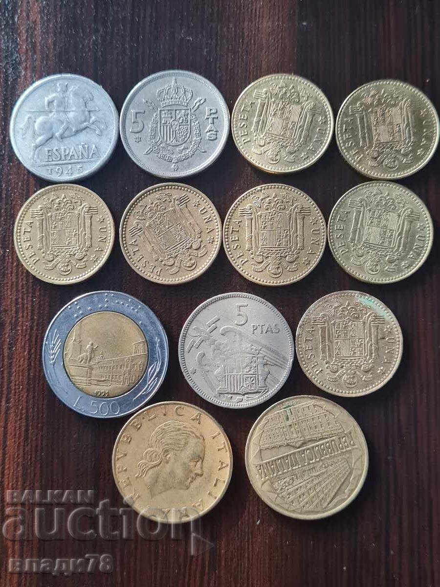 Παράδοση Λοτ νομισμάτων Ισπανίας και Ιταλίας Παράδοση Λοτ νομισμάτων Ισπανίας και Ιταλίας