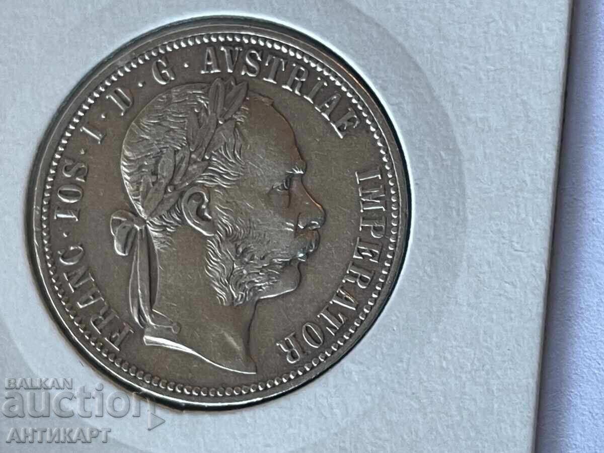 Redŭk srebŭrno moneta Αυστρία 1 φλορίνι 1884 με τιμή 55.00 BGN | € 28.12