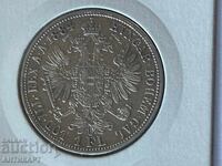 Austrian Silver Coin 1 Florin 1884