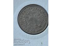 Silver coin Austria 20 Kreuzer 1841
