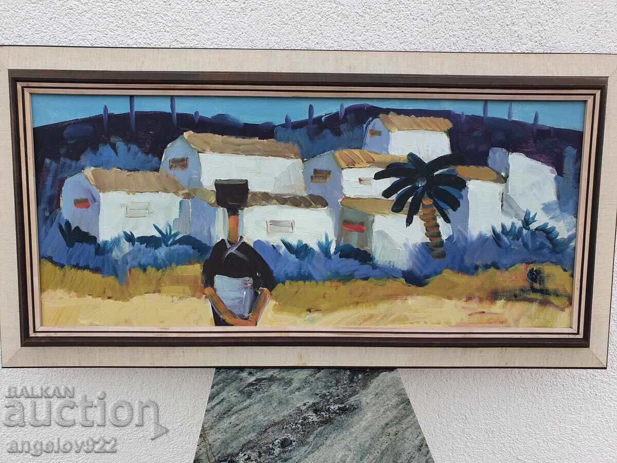 Licitație Frumoasa pictura in ulei pe panza!!!