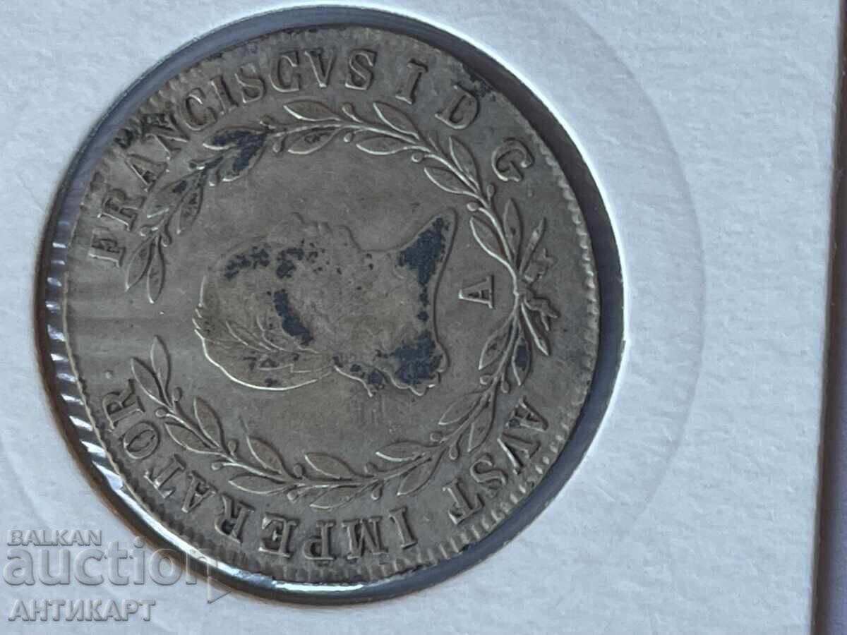 Auction Row of silver coin Austria 20 Kreuzer 1809 Auction Row of silver coin Austria 20 Kreuzer 1809