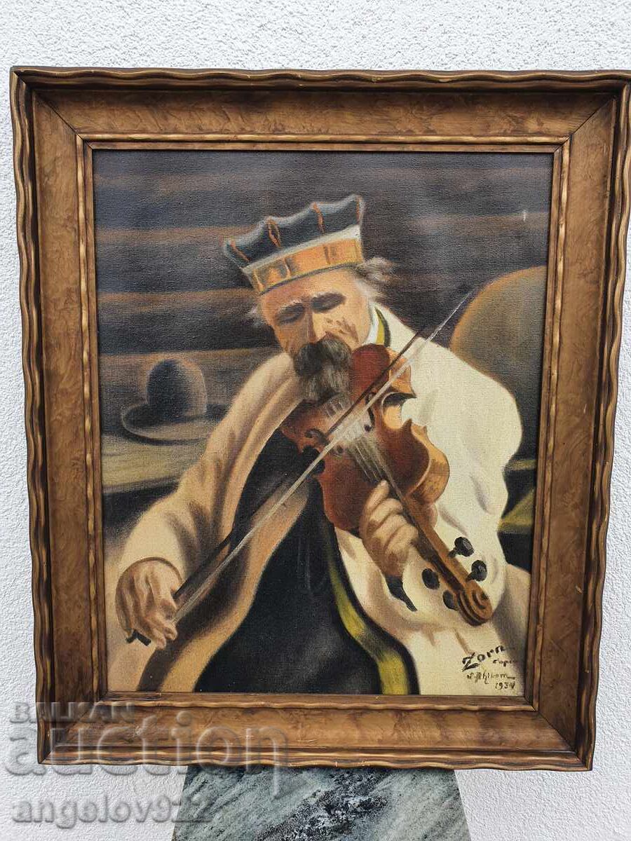 Аукцион Авторска картина с маслени бои на Zorn от 1934 г.