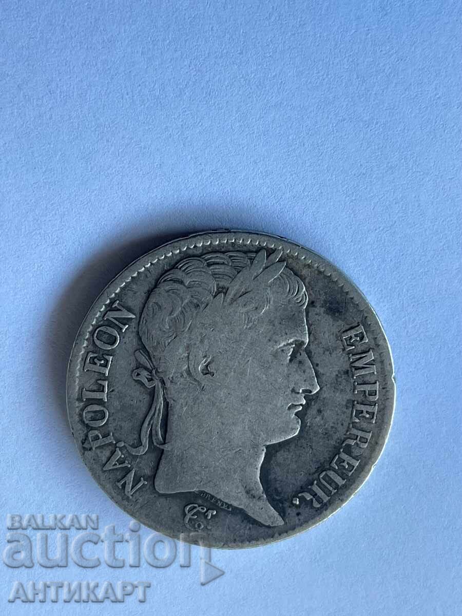 Franța monedă rară de argint Napoleon 5 franci 1808 D !!! cu preț 249.00 BGN | € 127.31