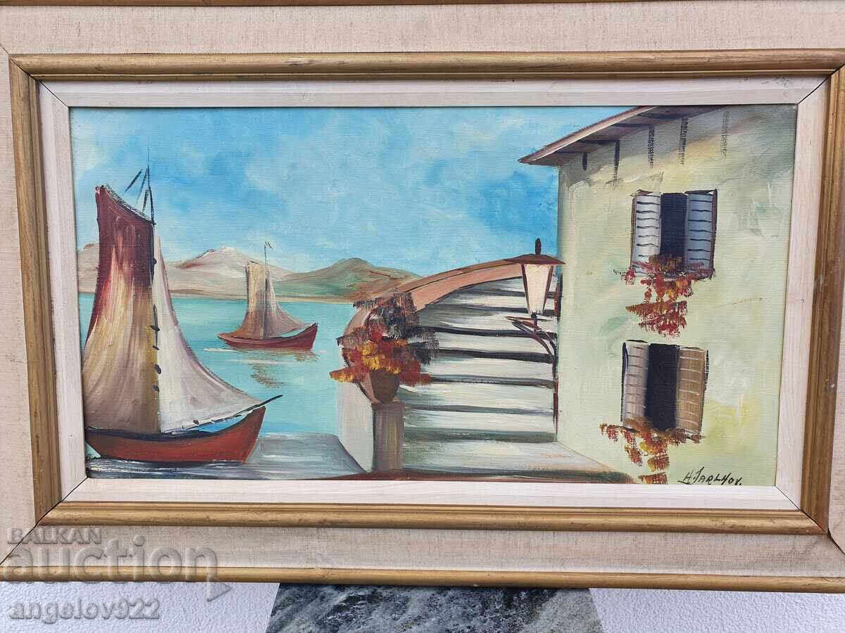 Pictura in ulei originala pe panza!!! - 5