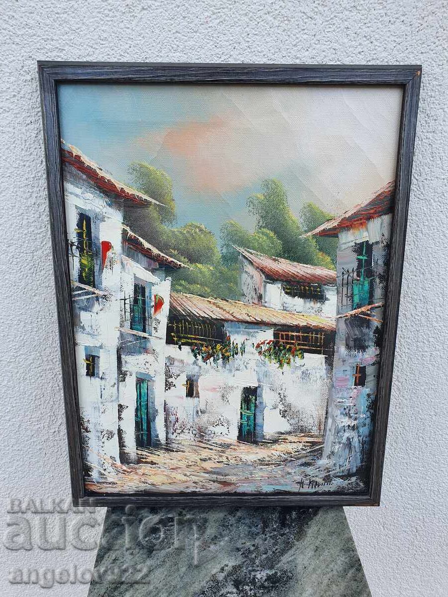 Авторска картина с маслени бои върху платно!!! с цена 0.01 лв. | € 0.01 Авторска картина с маслени бои върху платно!!! с цена 0.01 лв. | € 0.01