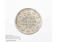 1 куруш  1876г. 1293 / 28  Османска империя › Абдул Хамид II