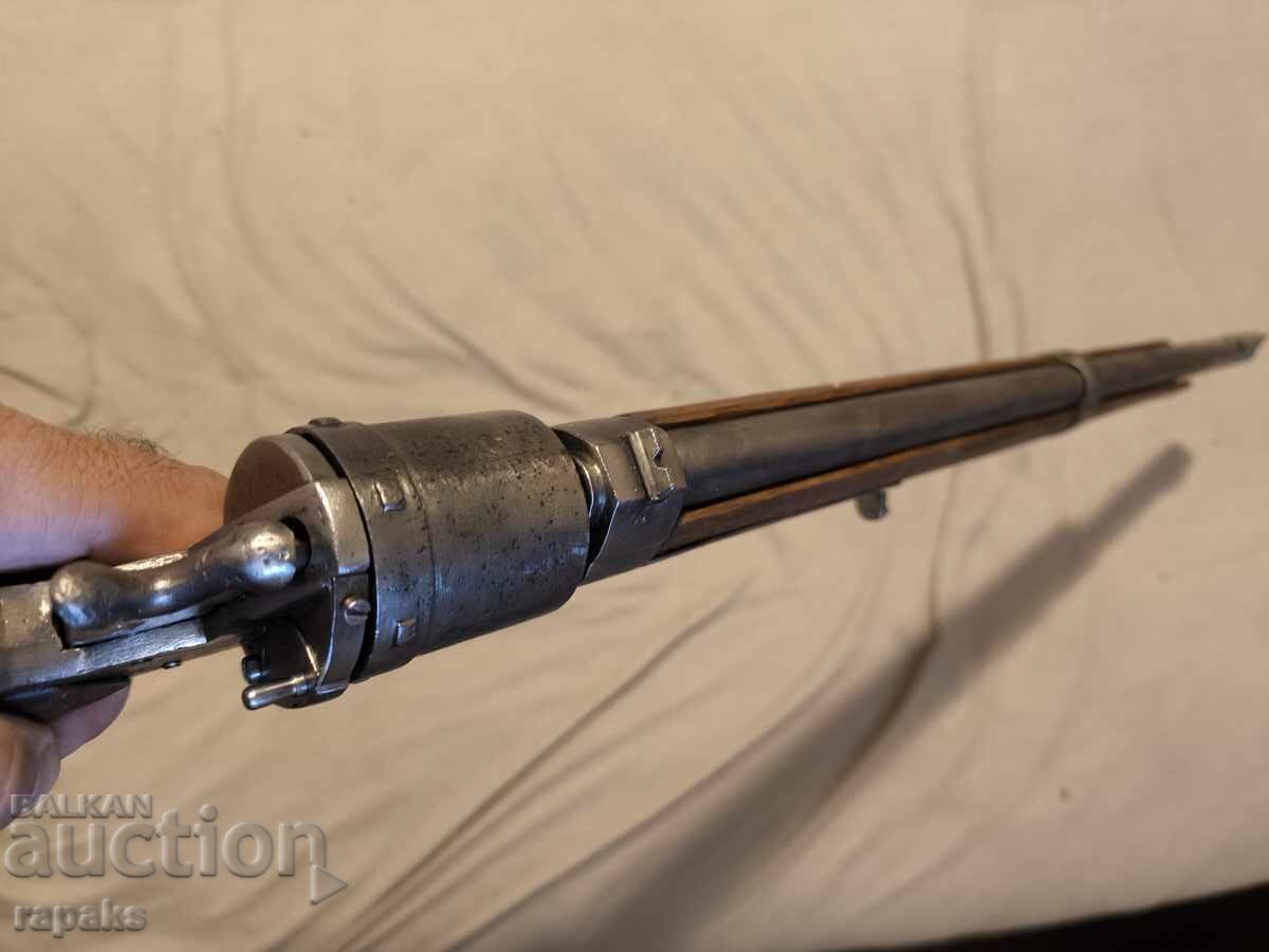 Καραμπίνα, όχι ρεβόλβερ Gasser 1870. Συλλεκτικό τουφέκι - 7