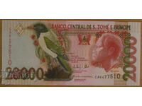 20,000 Dobra 2013, São Tomé and Príncipe - UNC