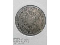 Silver coin Austria 20 Kreuzer 1829