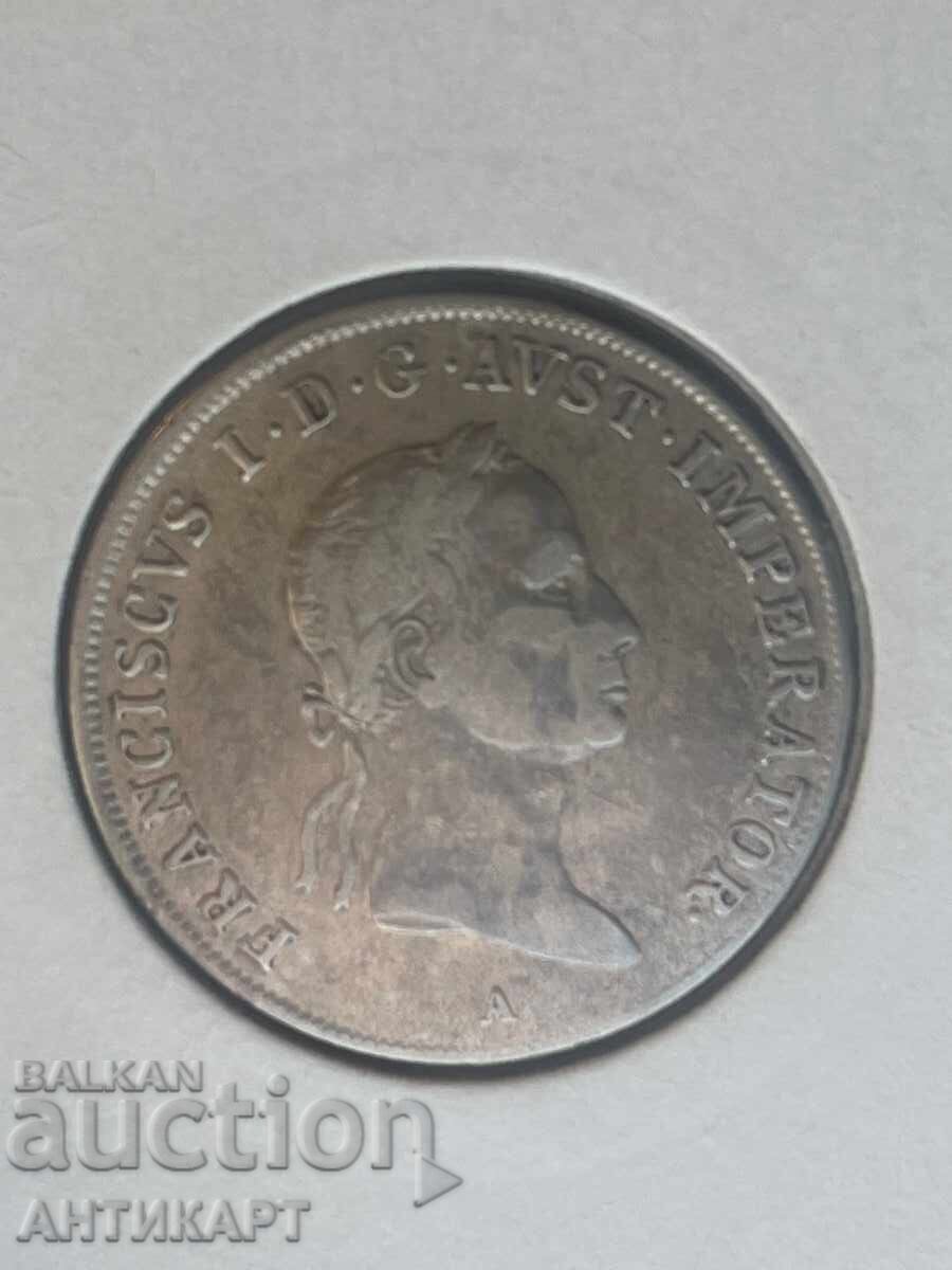 Silver coin Austria 20 Kreuzer 1832 with price 39.00 BGN | € 19.94