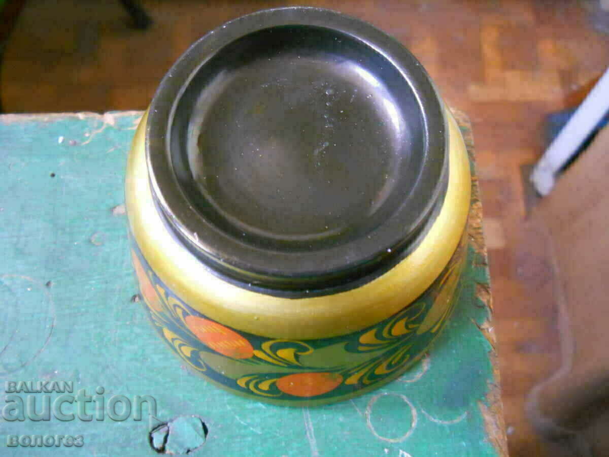 Σετ ξύλινων μπολ "Khokhloma" - ΕΣΣΔ (ζωγραφισμένο στο χέρι) - 5 Σετ ξύλινων μπολ "Khokhloma" - ΕΣΣΔ (ζωγραφισμένο στο χέρι) - 5