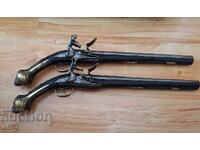 Pair of pistols, pistol, revolver, blank firing, shishane
