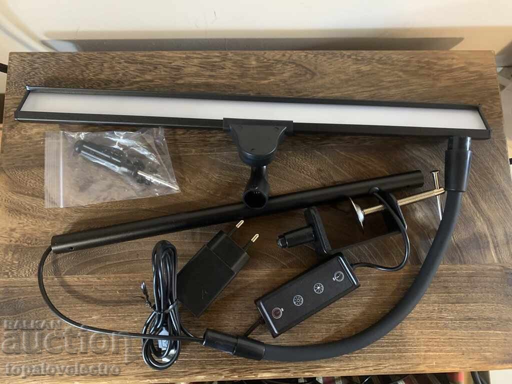 ΝΕΟ! LED Επιτραπέζιο Φωτιστικό, 40 εκ 12 W, ρυθμιζόμενο, σφιγκτήρας για με τιμή 31.00 BGN | € 15.85