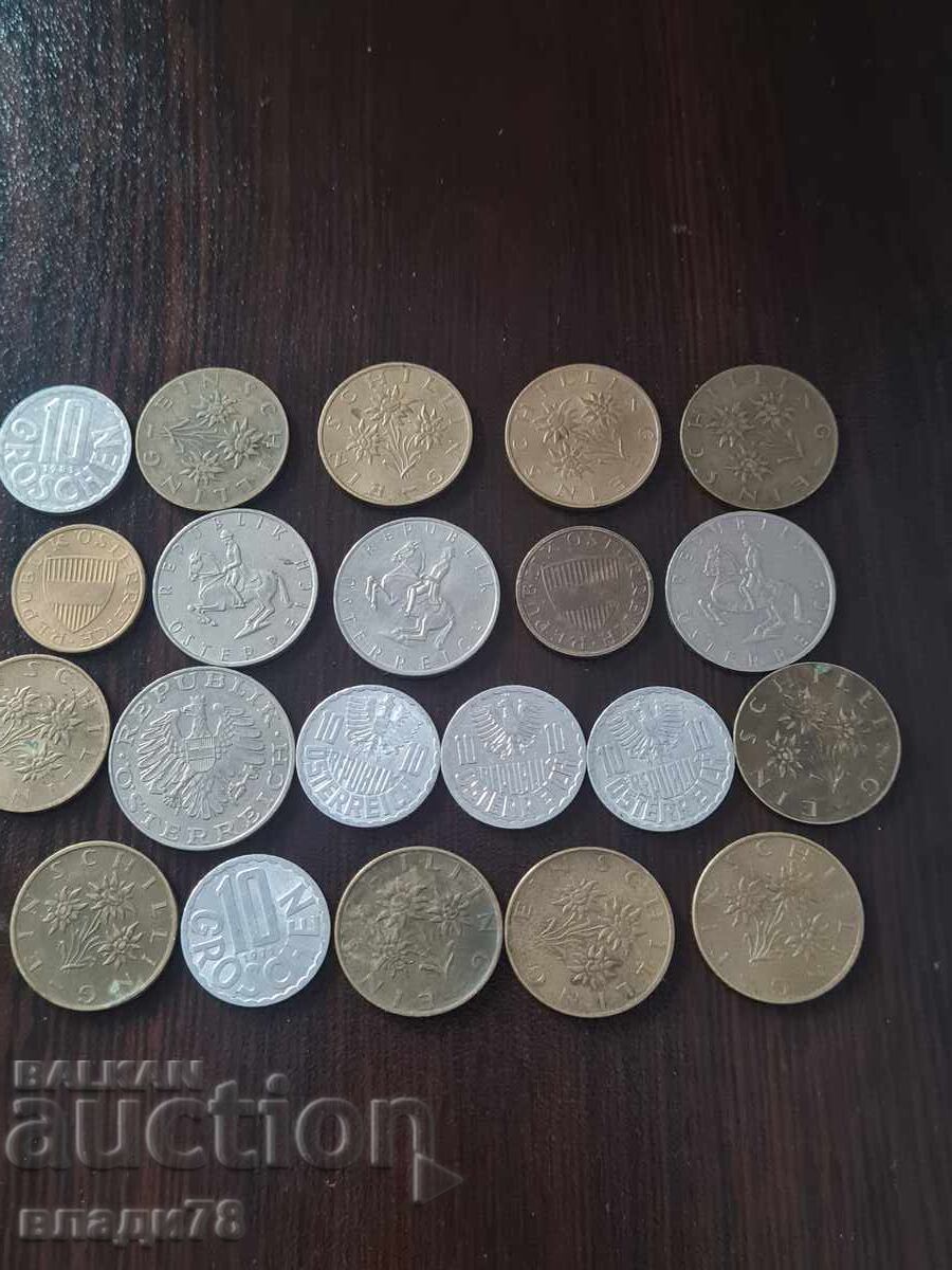 Lot Austria coins - 6