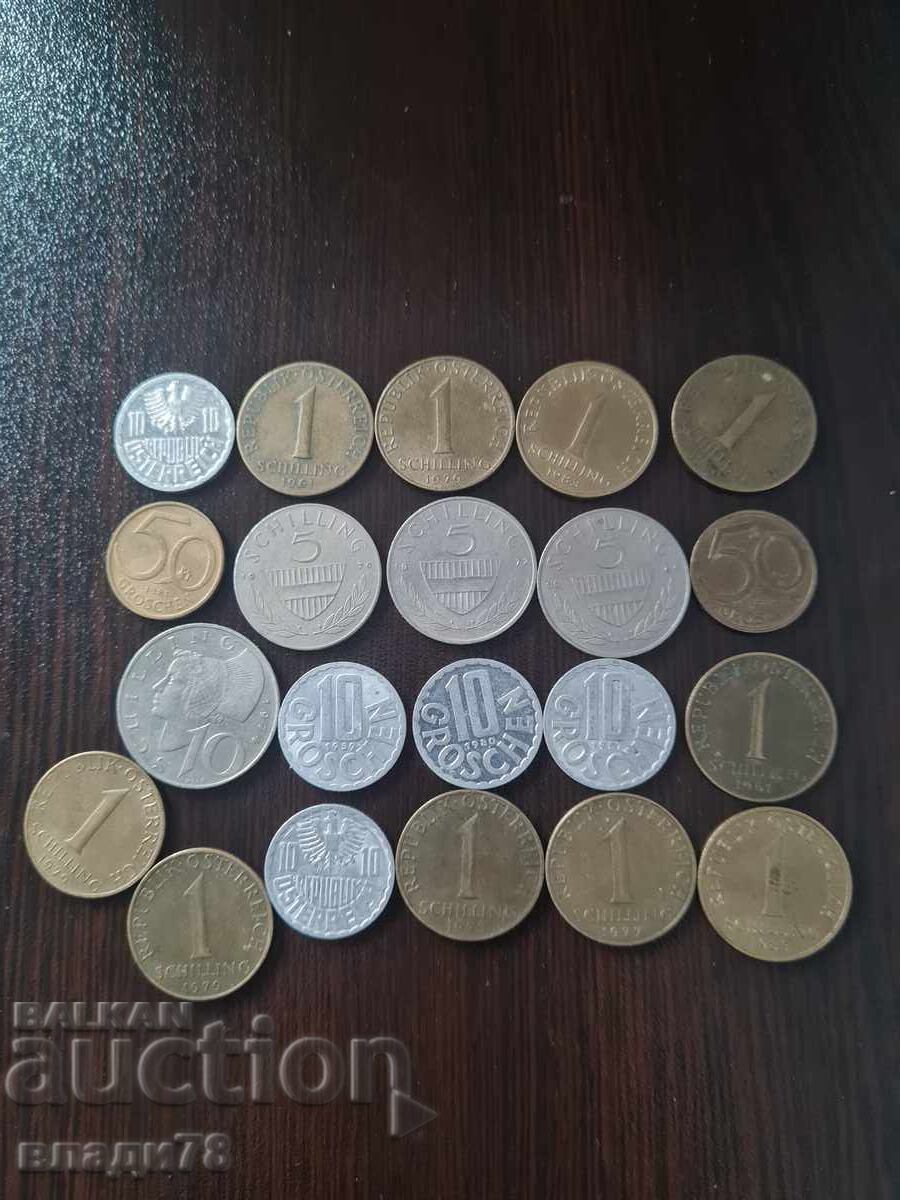 Lot Austria coins