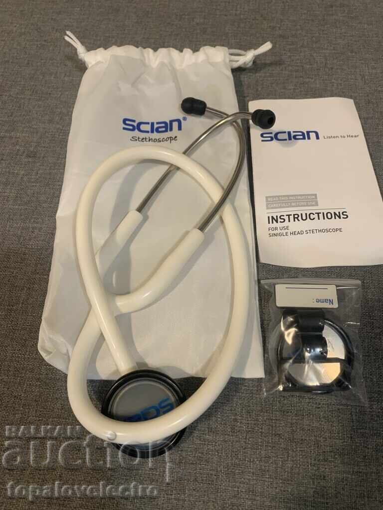 НОВ! Кардиологичен стетоскоп с единична глава – идеален за к с цена 19.00 лв. | € 9.71