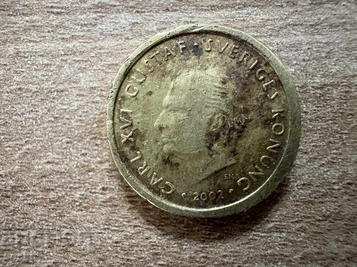 Sweden - 10 Kronor (2002) with price € 0.59 | 1.15 BGN