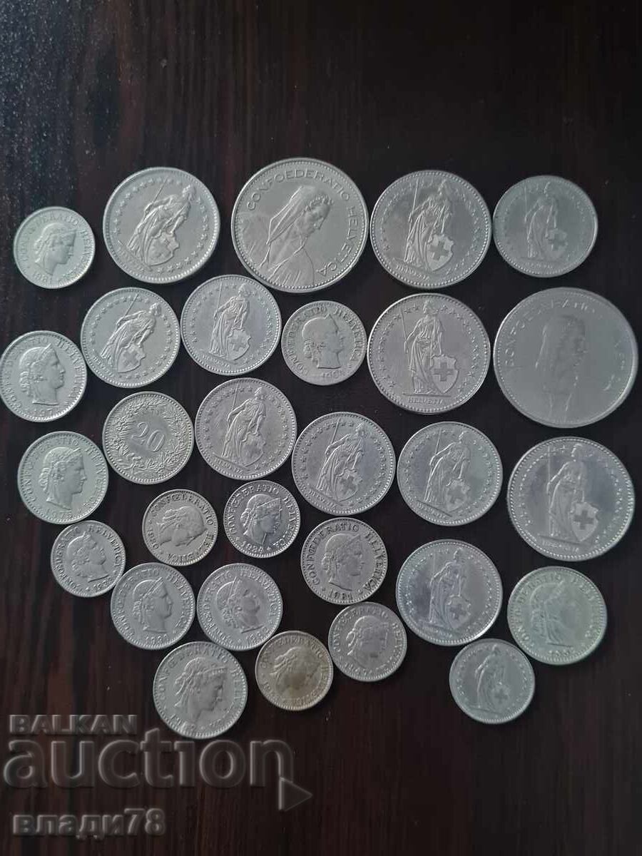 Πολλά νομίσματα Ελβετία - 5 Πολλά νομίσματα Ελβετία - 5