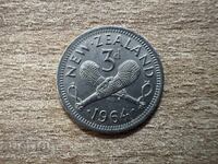 Нова Зеландия - 3 пенса (1964)
