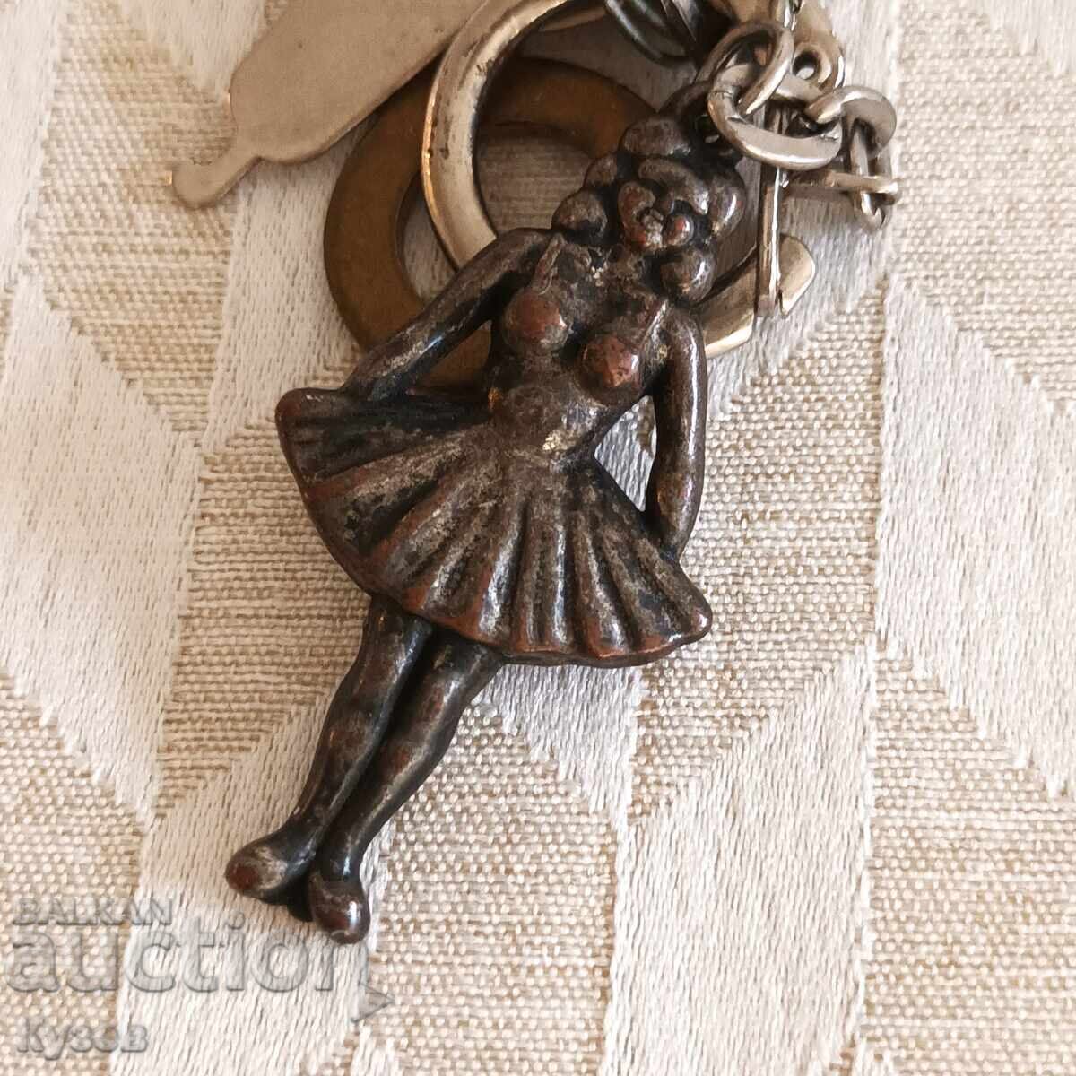 Аукцион Стар ключодържател колекционерски балерина  метален