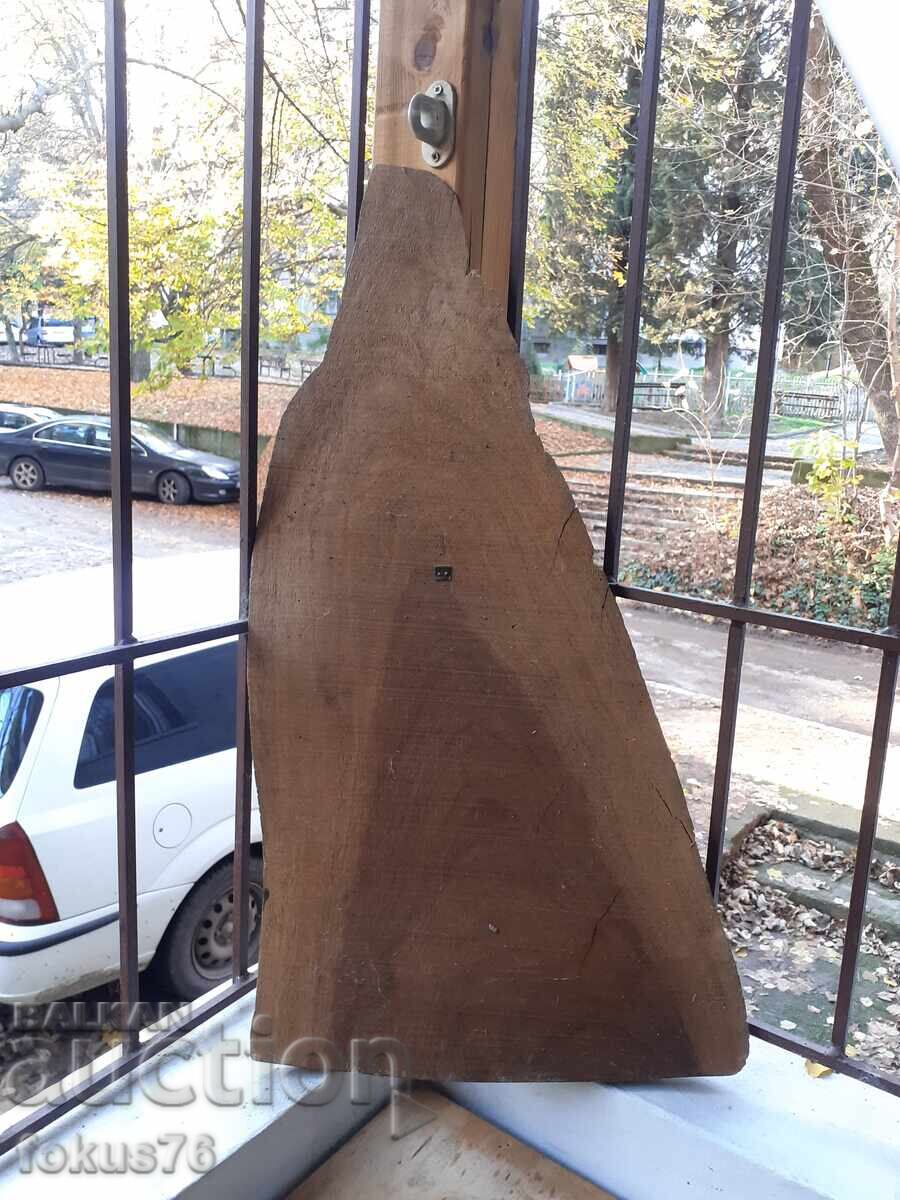 Παράδοση Μοναδική παλιά χειροποίητη ξυλογλυπτική για τοίχο - άλογο - υπογεγραμμένη