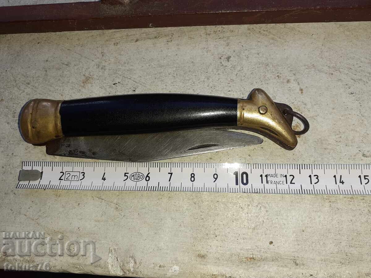 Star pocket knife, lady's leg, Petko Denev, Gabrovo - 7