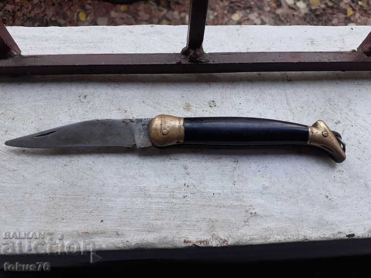 Star pocket knife, lady's leg, Petko Denev, Gabrovo