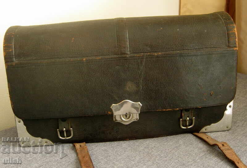 1900 кожена чанта на банкер одитор счетоводител 1900 кожена чанта на банкер одитор счетоводител