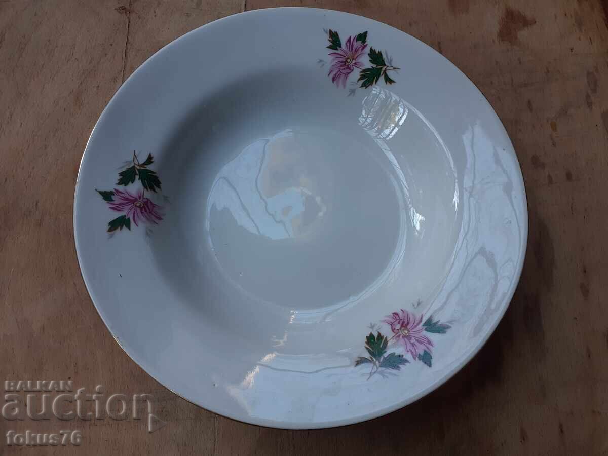 Farfurie de porțelan bulgăresc Farfurie de porțelan bulgăresc