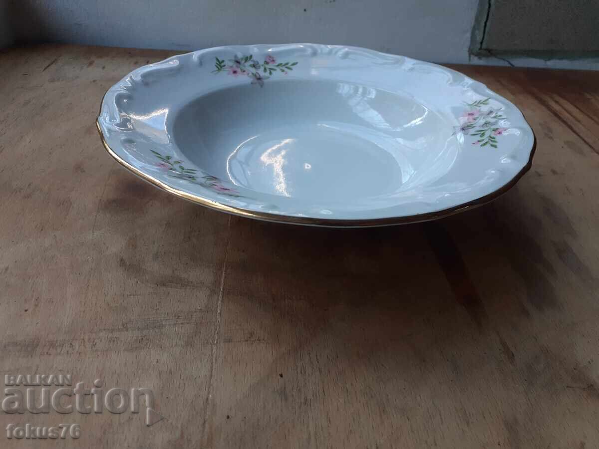 Βουλγαρική πορσελάνινη πιατέλα με floral σχέδιο με τιμή 19.00 BGN | € 9.71