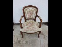 Scaun frumos vintage solid Romeo și Julieta!