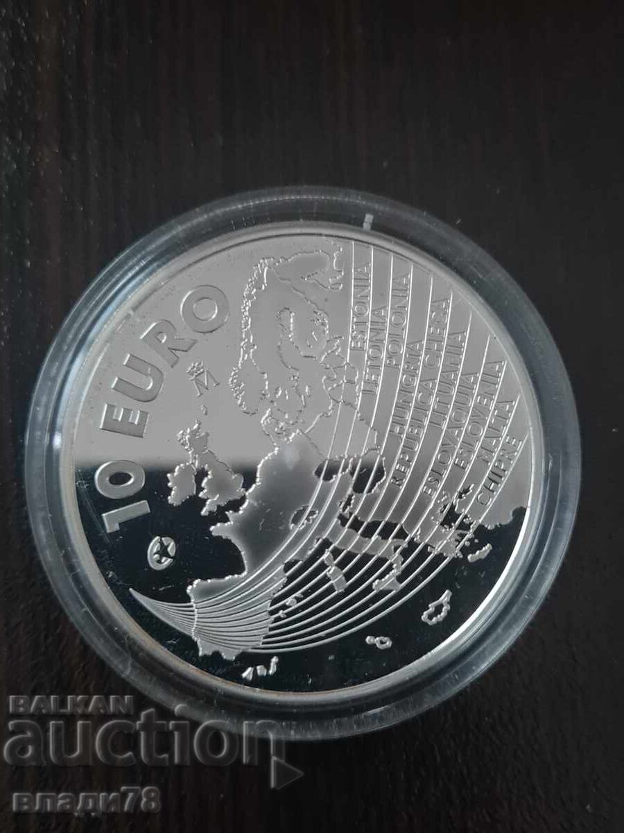 Аукцион Сребърна монета 10 евро 2004 г