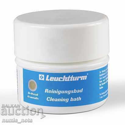 Leuchtturm solution for cleaning bimetal coins