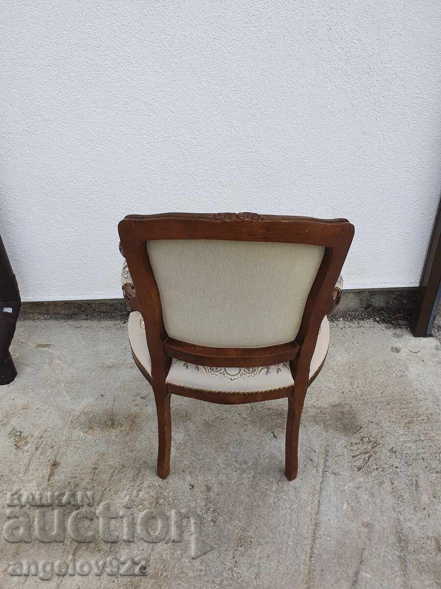Beautiful vintage solid Romeo and Juliet chair! - 5 Beautiful vintage solid Romeo and Juliet chair! - 5