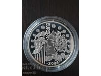 Silver coin 1 1/2 euro 2004
