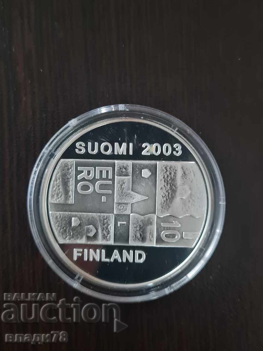 Доставка на Сребърна монета 10 евро 2003 г