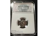 Silver Denarius of Emperor Nero - REPLICA REPRODUCTION