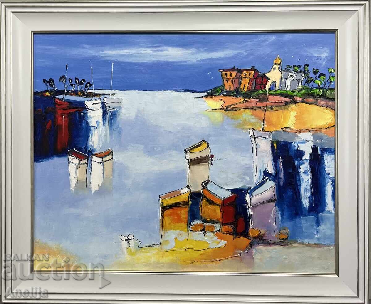 Abstract seascape Sozopol