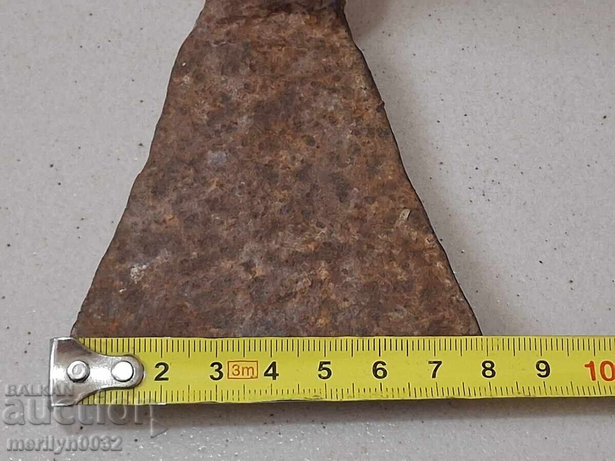 Παλιά σφυρήλατη σιδερένια ξύστρα - 6