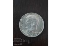 Ασημένιο νόμισμα 1/2 δολαρίου 1964