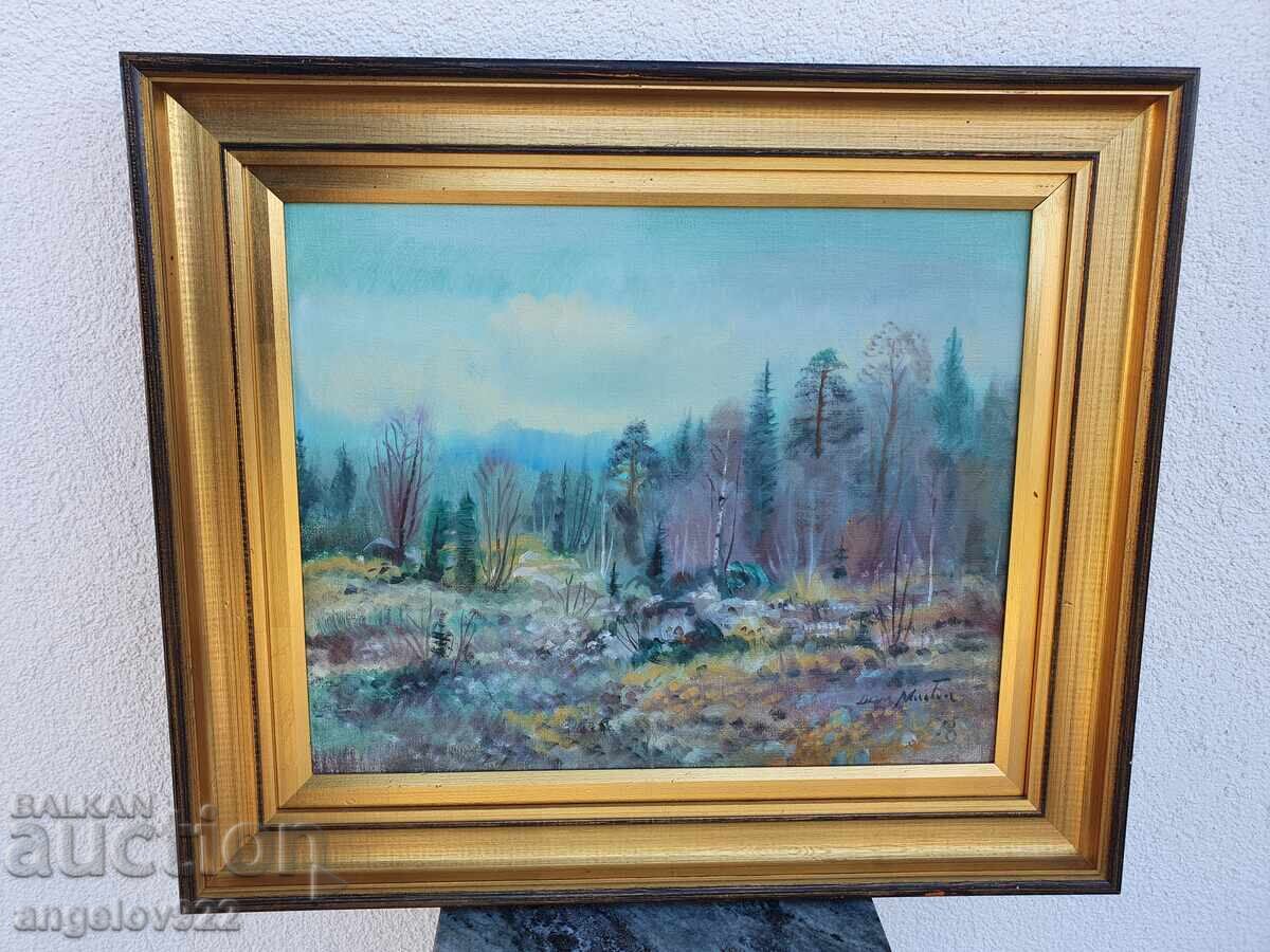 Доставка на Авторска картина с маслени бои върху платно!!!