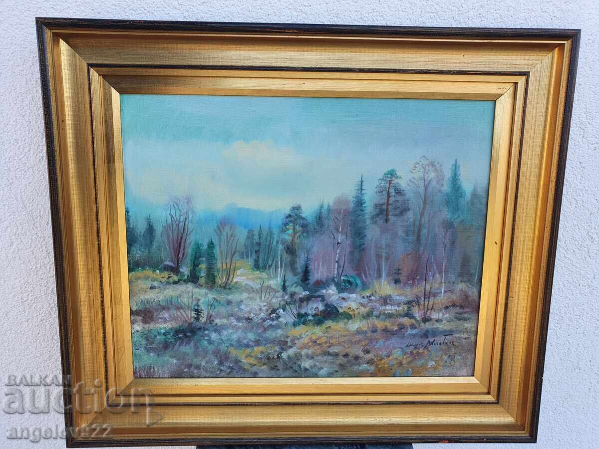 Авторска картина с маслени бои върху платно!!! - 5