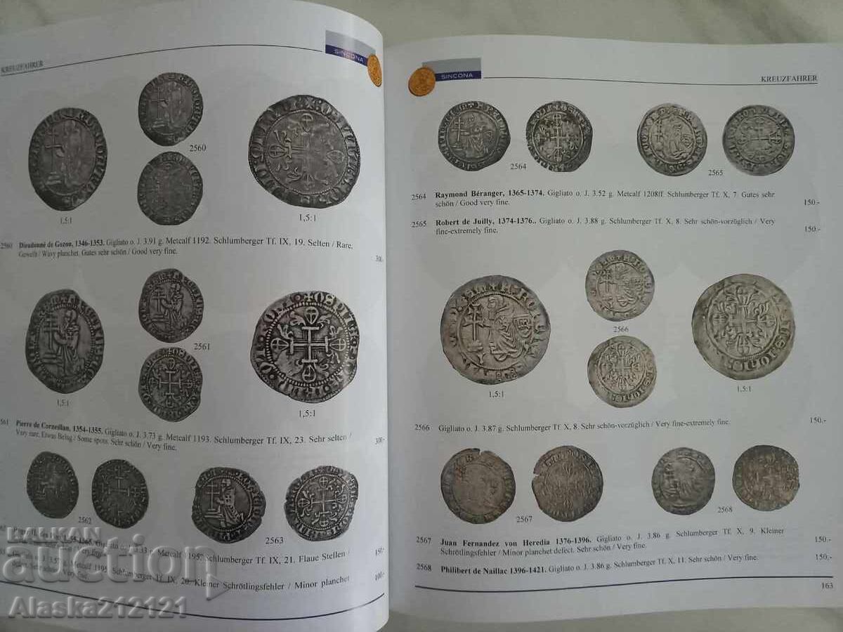 Numismatics - Auction Catalog for Medieval Coins with price 10.00 BGN | € 5.11