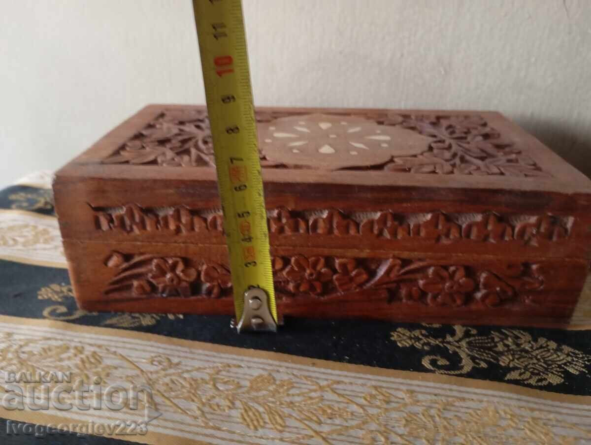 Auction  Old wooden box