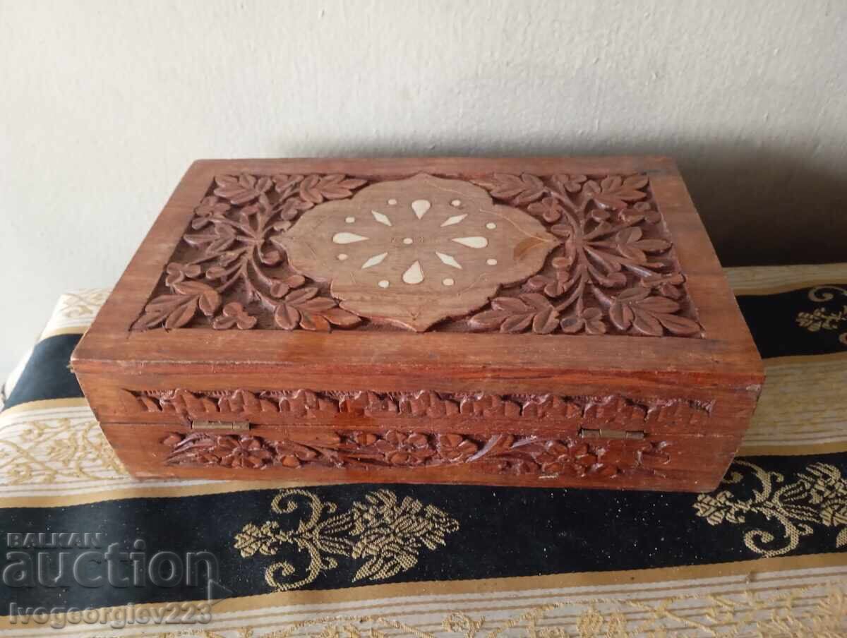 Old wooden box