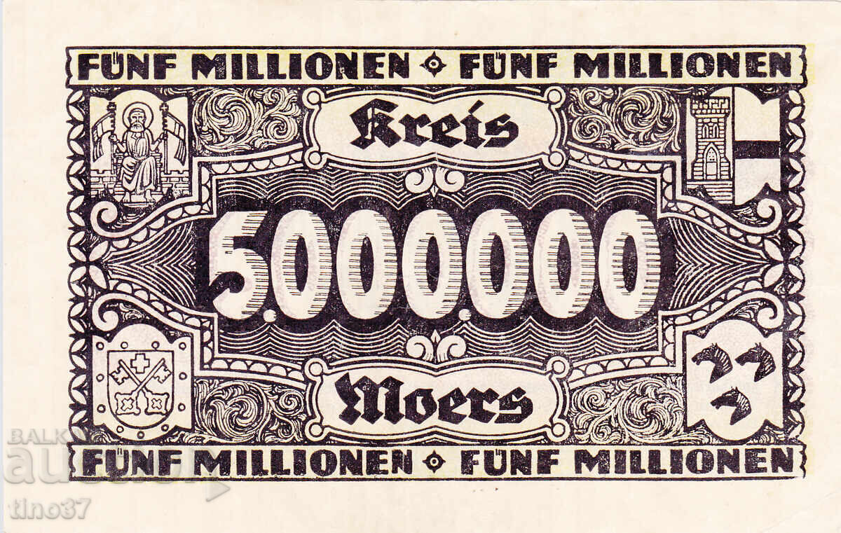 Аукцион tino37- ГЕРМАНИЯ - 5000000 МАРКИ - 1923г - XF